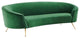 Marchesa Upholstered Performance Velvet Sofa, Emerald