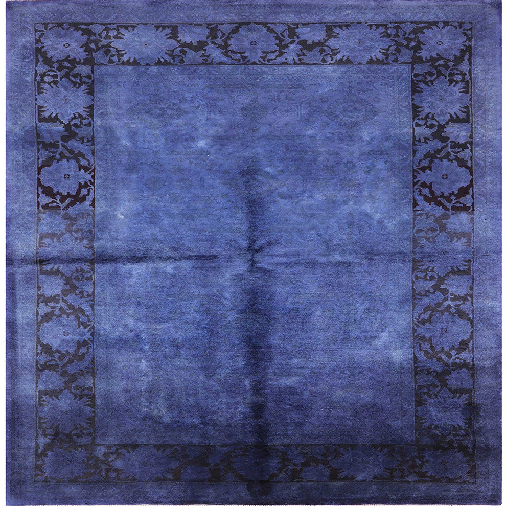 Ahgly Company Indoor Square Mid-Century Modern Area Rugs, 3' Square