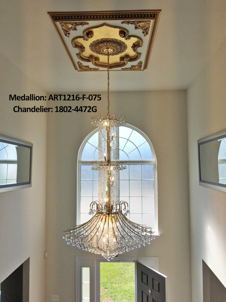 Artistry Lighting, Rectangle 63" x 47" Gold Ceiling Medallion (ART1216-F-094)