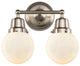 Innovations 623-2W-SN-G201-6 2-Light Bath Vanity Light, Brushed Satin Nickel