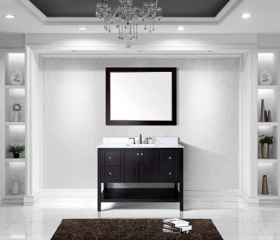 Winterfell 48" Single Bathroom Vanity Set, Espresso