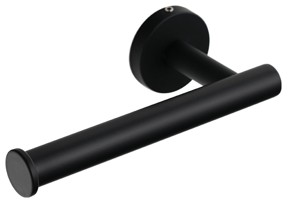 Elizabeth Wall Mounted Toilet Paper Holder in Matte Black