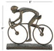 Brown Contemporary Bicycle Sculpture