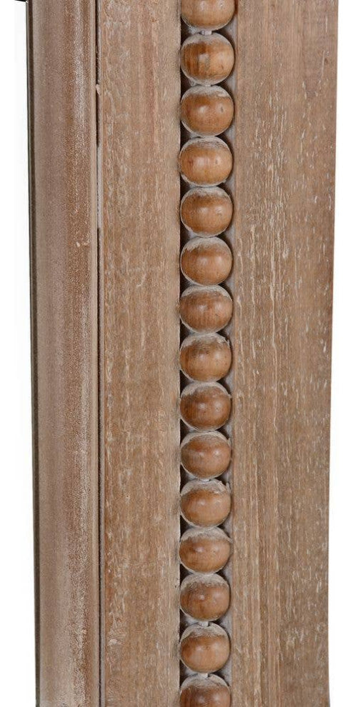 Square Accent Wooden Wall Mirror