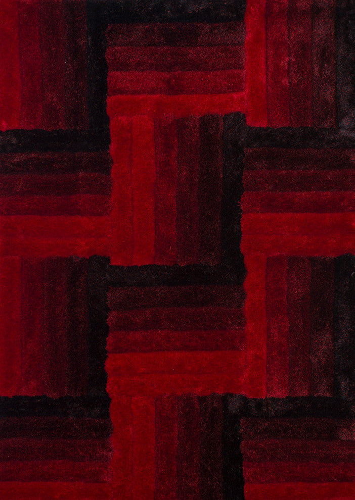 United Weavers Finesse Flagstone Red Area Rug 5'3x7'2