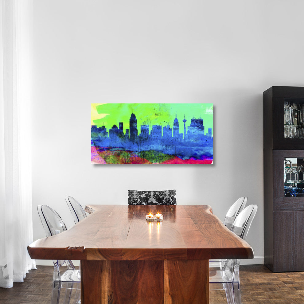 "San Antonio City Skyline" Fine Art Print