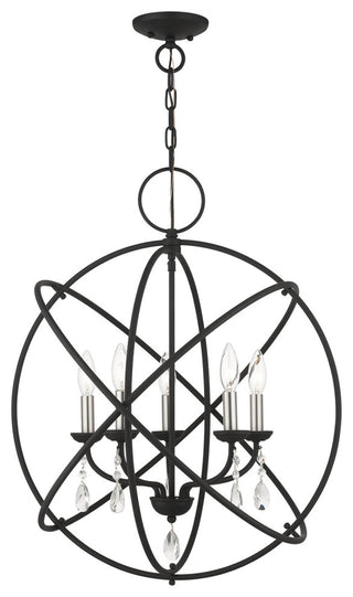 Black Shabby Chic, Dazzling, Transitional, Country Chandelier