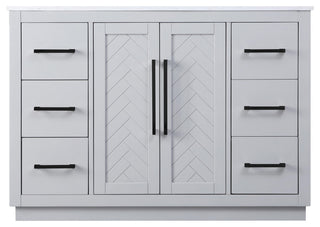 Home Living 48" Single Bathroom Vanity, Grey