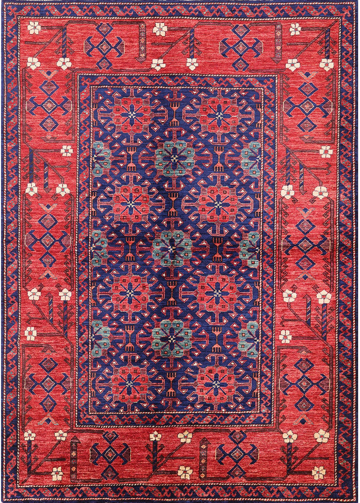 Ahgly Company Indoor Rectangle Mid-Century Modern Area Rugs, 4' x 6'