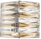 The Pointe 1-Light Wall Sconce Polished Chrome Clear Glass