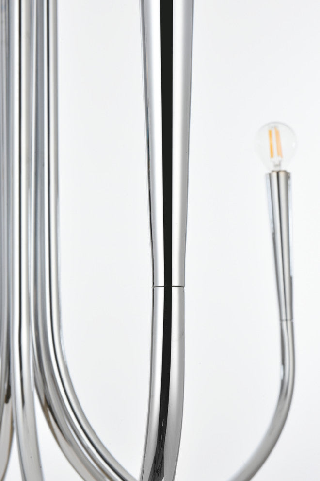 Home Living 30" Chandelier, Chrome