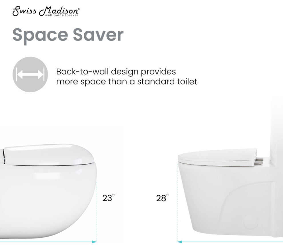 Plaisir Back to Wall Toilet