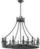 Lorenco 12-Light Chandelier, Spanish Silver