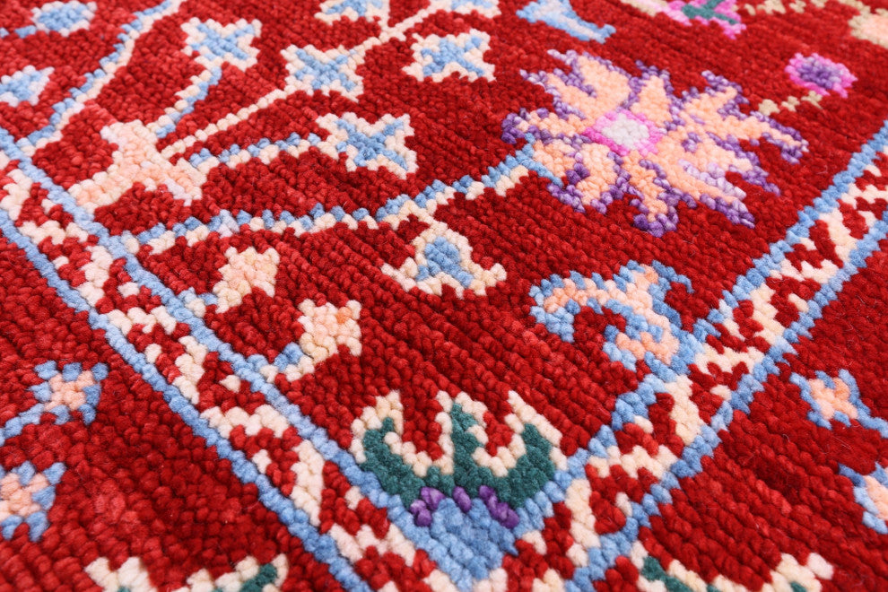 Turkish Oushak Hand-Knotted Wool Rug 4' 2" X 6' 1" - Q15336