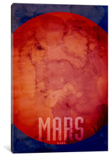 "The Planet Mars" by Michael Tompsett, Canvas Print, 40x26"