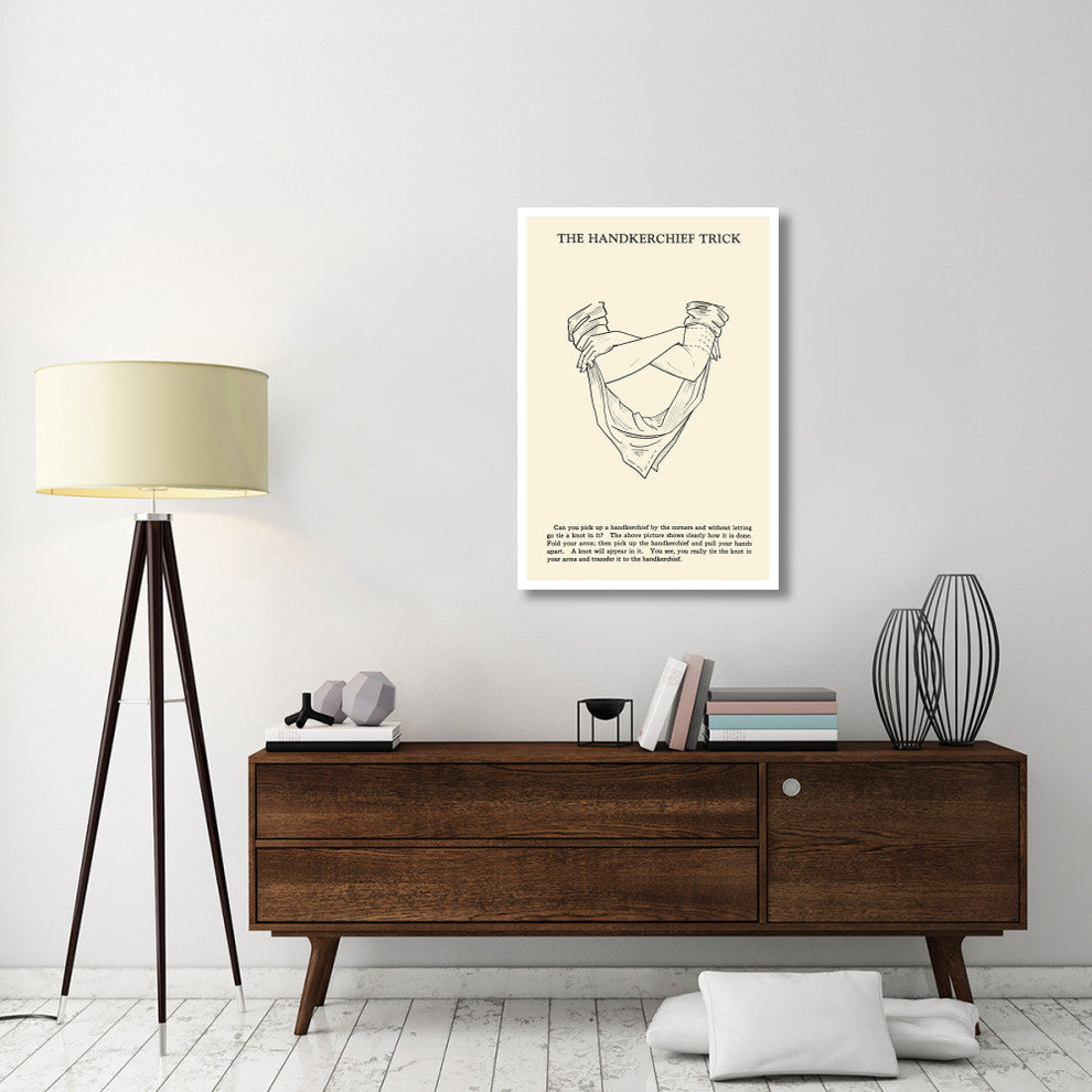 "The Hankerchief Trick" Digital Paper Print by Retromagic, 29"x42"