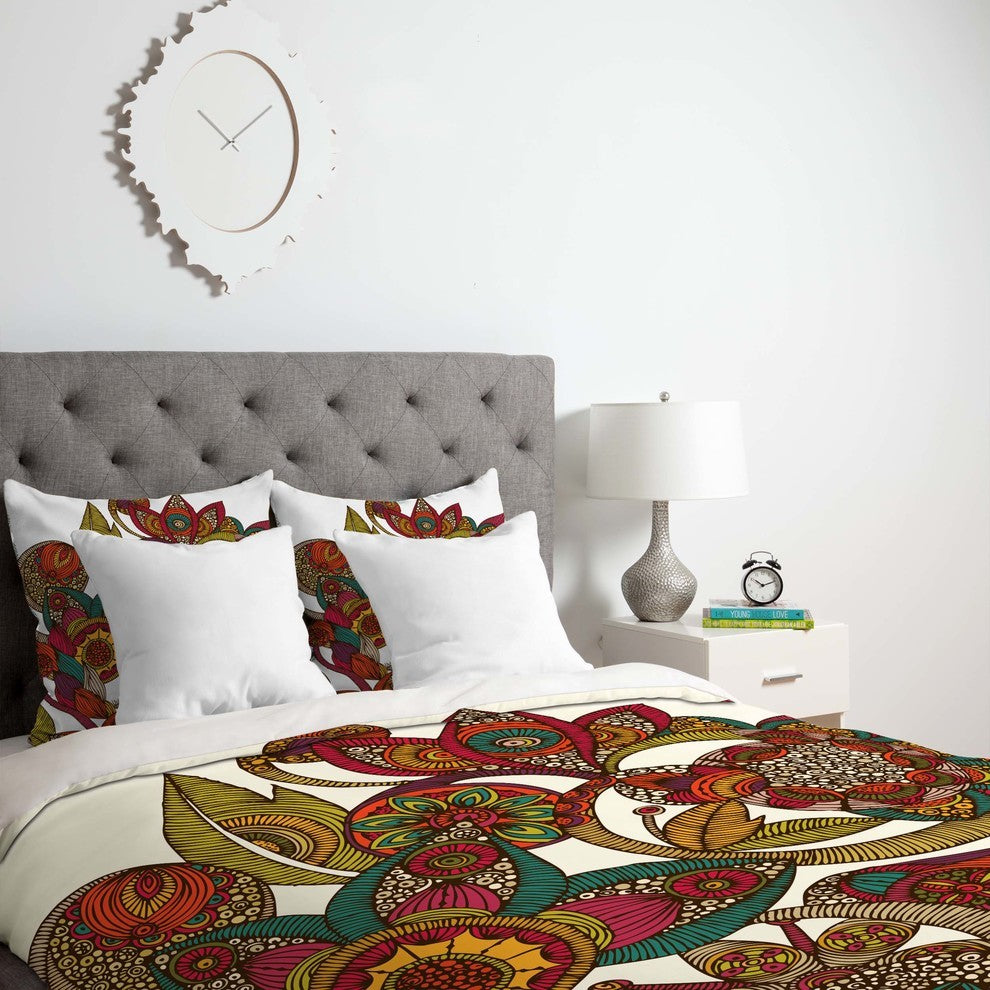 Deny Designs Valentina Ramos Garden Ava Duvet Cover - Lightweight