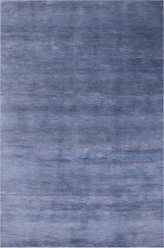 6' 0" X 9' 0" Wool and Silk Savannah Grass Handmade Rug Q11393