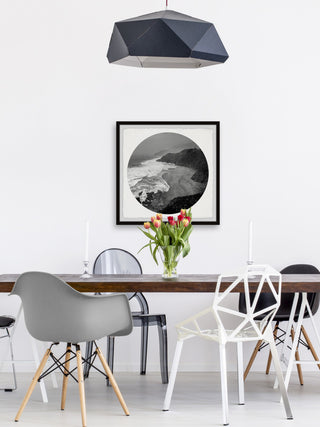 "White Waves" Framed Painting Print, 12x12