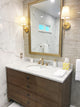 Oxfordshire Framed Wall Mirror, Gold, 36" X 54"