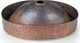 Oval Hammered Copper Bathroom Sink