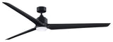 Fanimation TriAire Custom Ceiling Fan Black, 84"