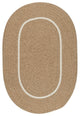 Colonial Mills Silhouette SL85 Sand Kids/Teen Area Rug, Oval 8'x11'