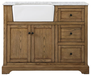 Home Living 22" Farmhouse Driftwood-Light Bathroom Vanity