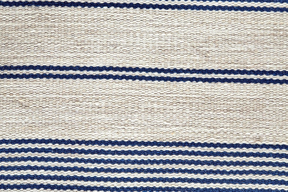 Weave & Wander Granberg Eco-Friendly PET Rug, Navy, 4' X 6'