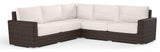 Montecito Sunbrella Upholstered Cushions Sectional Outdoor Sofa