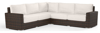 Montecito Sunbrella Upholstered Cushions Sectional Outdoor Sofa