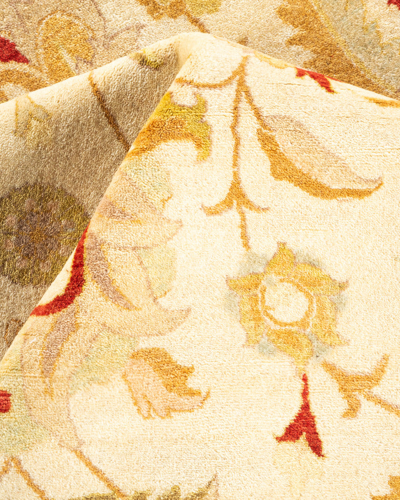 Mogul, One-of-a-Kind Hand-Knotted Area Rug Ivory, 8' 0" x 9' 10"