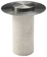 Aviana Side Table, White