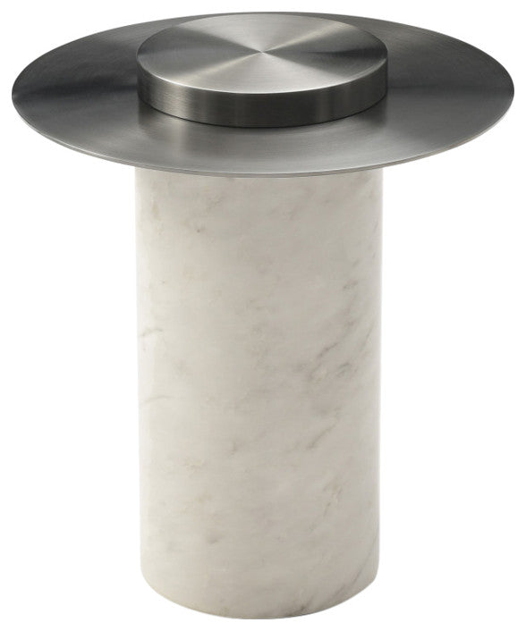 Aviana Side Table, White