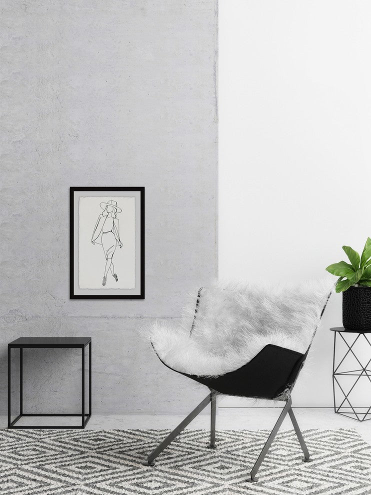 "Classy Panama" Framed Painting Print, 30"x45"