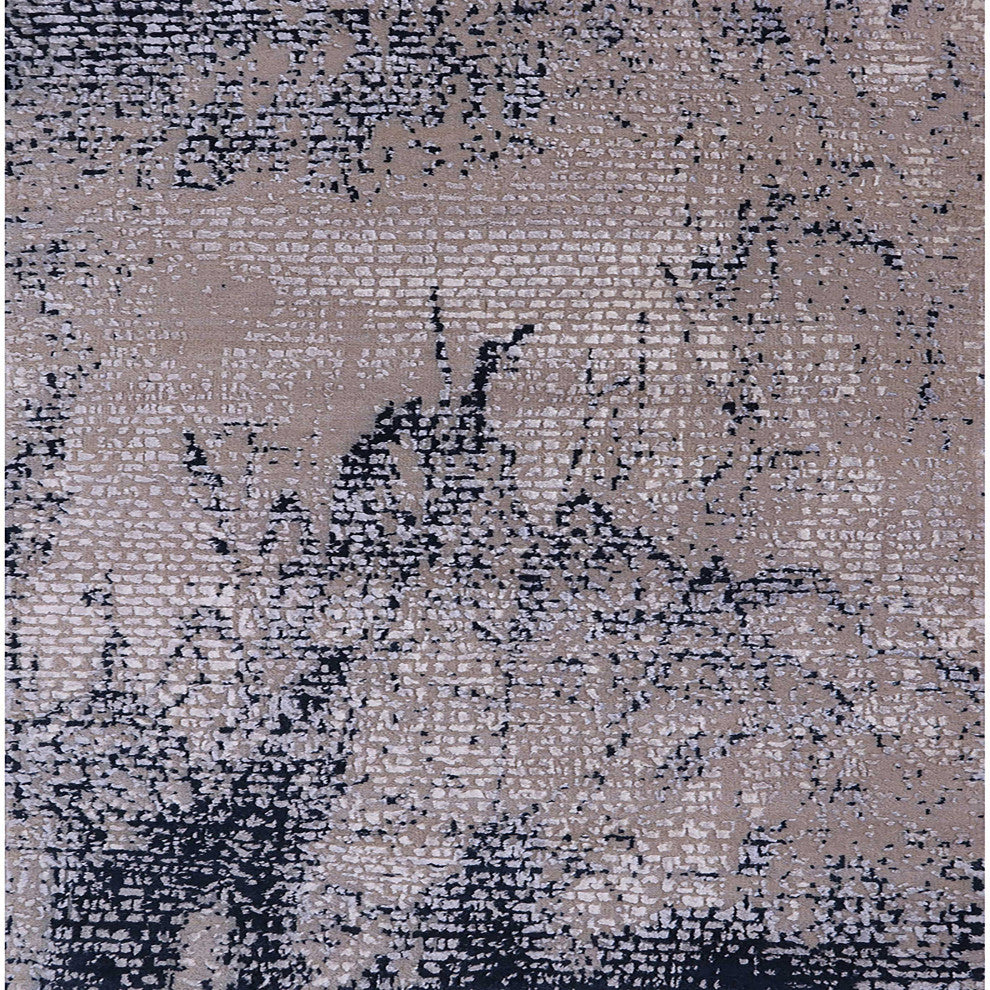 Ahgly Company Indoor Square Mid-Century Modern Area Rugs, 4' Square