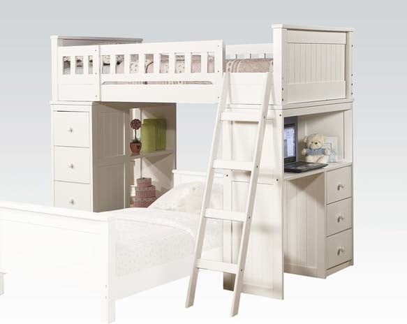 Willoughby Loft Bed, White