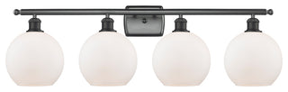 Innovations Lighting 516-4W-BK-G121-8 Athens 4 Light 36" Bath Vanity Light