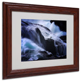 'Liquide Illusion' Matted Framed Canvas Art by Philippe Sainte-Laudy