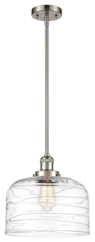 INNOVATIONS 201S-SN-G713-L-LED 1-Light Mini Pendant Brushed Satin Nickel