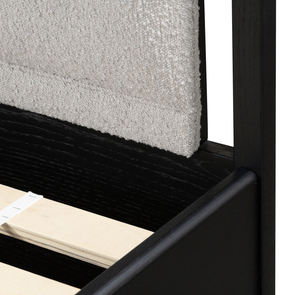 Rosedale Bed-Ebony Oak- King