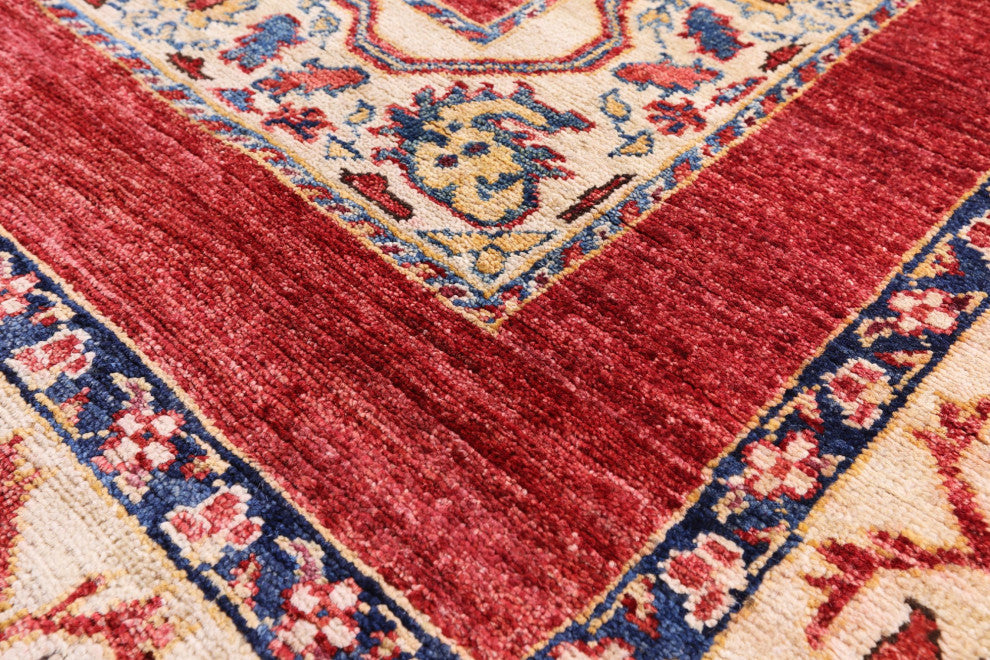 Persian Garden Design Handmade Wool Rug 5' 6" X 8' 2" Q10663