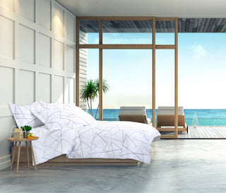 Lennox 6-Piece King Comforter Set - White