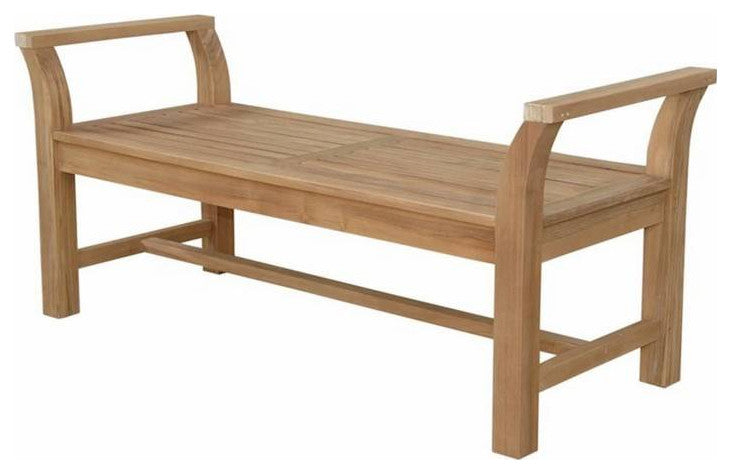 Anderson Teak BH-5721B Sakura Backless Wooden Bench