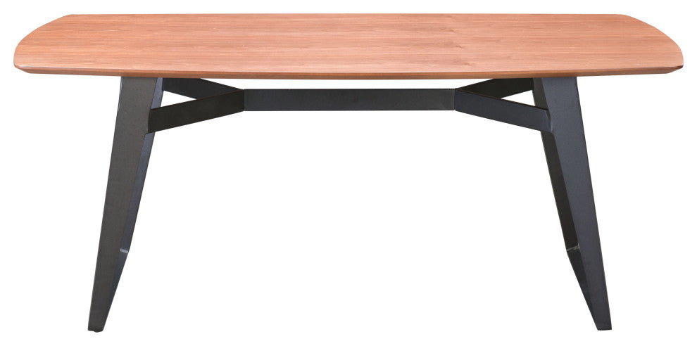 Fletcher Dining Table Walnut/Black