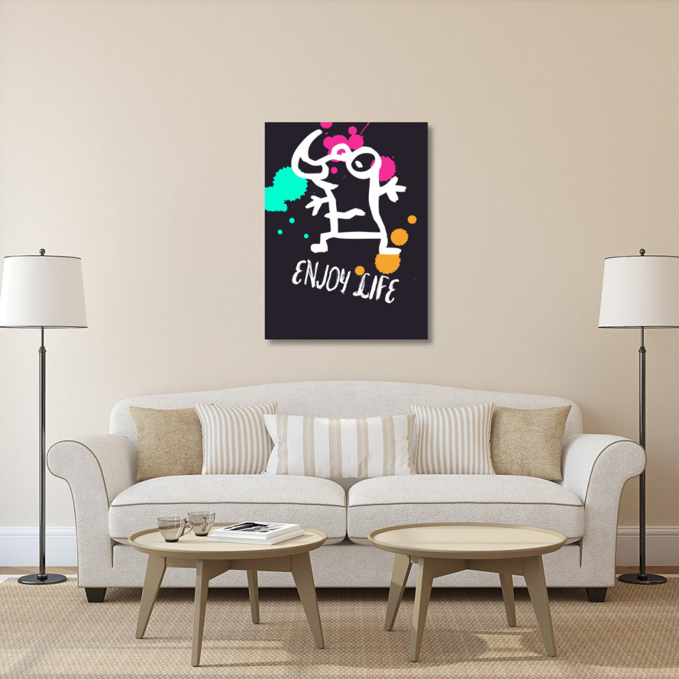"Enjoy Life Poster 2" Fine Art Print
