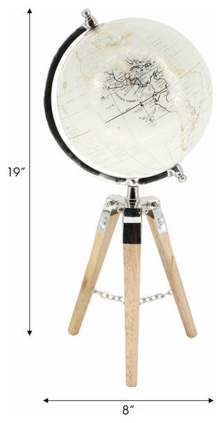 8" Globe On Tripod