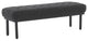 Olivia Black Boucle Bench