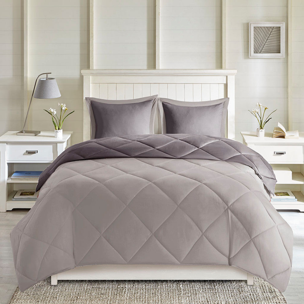 Madison Park Essentials 3M Scotchgard Quilting Down Alternative Comforter Set