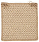 Colonial Mills Chair Pad Natural Wool Houndstooth Tea Chair Pad